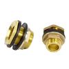 Rustproof Brass Threaded Adapter For Rainwater Tanks Barrels Container Water Tap Connector 1/2 3/4" 1''