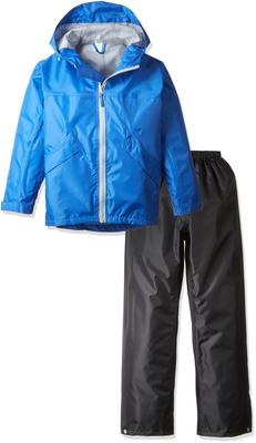 Rain Junior Top and Bottom 140 [Winter Cherry] Children's Suit, Kids, Rainwear, Set, Blue,
