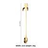 Cute Cat Shape Stainless Steel Teaspoon Set In Silver and Gold - Perfect for Coffee, Tea, and Desserts