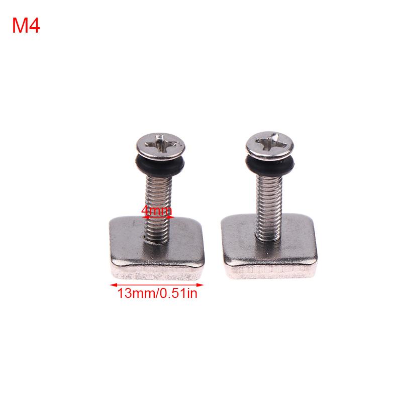 

2Pcs M4/M5 Stainless Steel Surfboard Tail Rudder Cross Screw Wear-Resistant Fish Fin Screws Surfboard Accessories