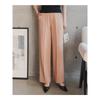 [Kobe lettuce] wide pants long pants slacks ladies spring summer work commute office punch Beautiful [M4190] M black