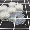 3Pcs Caviar Nail Art Diamond Colorful Glass Beads Transparent White Decorations Nails Accessories