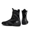Sapatos de boxe masculinos, calçados profissionais respiráveis para luta, equipamento antiderrapante, marca de treinamento de academia, botas de boxe de alta qualidade