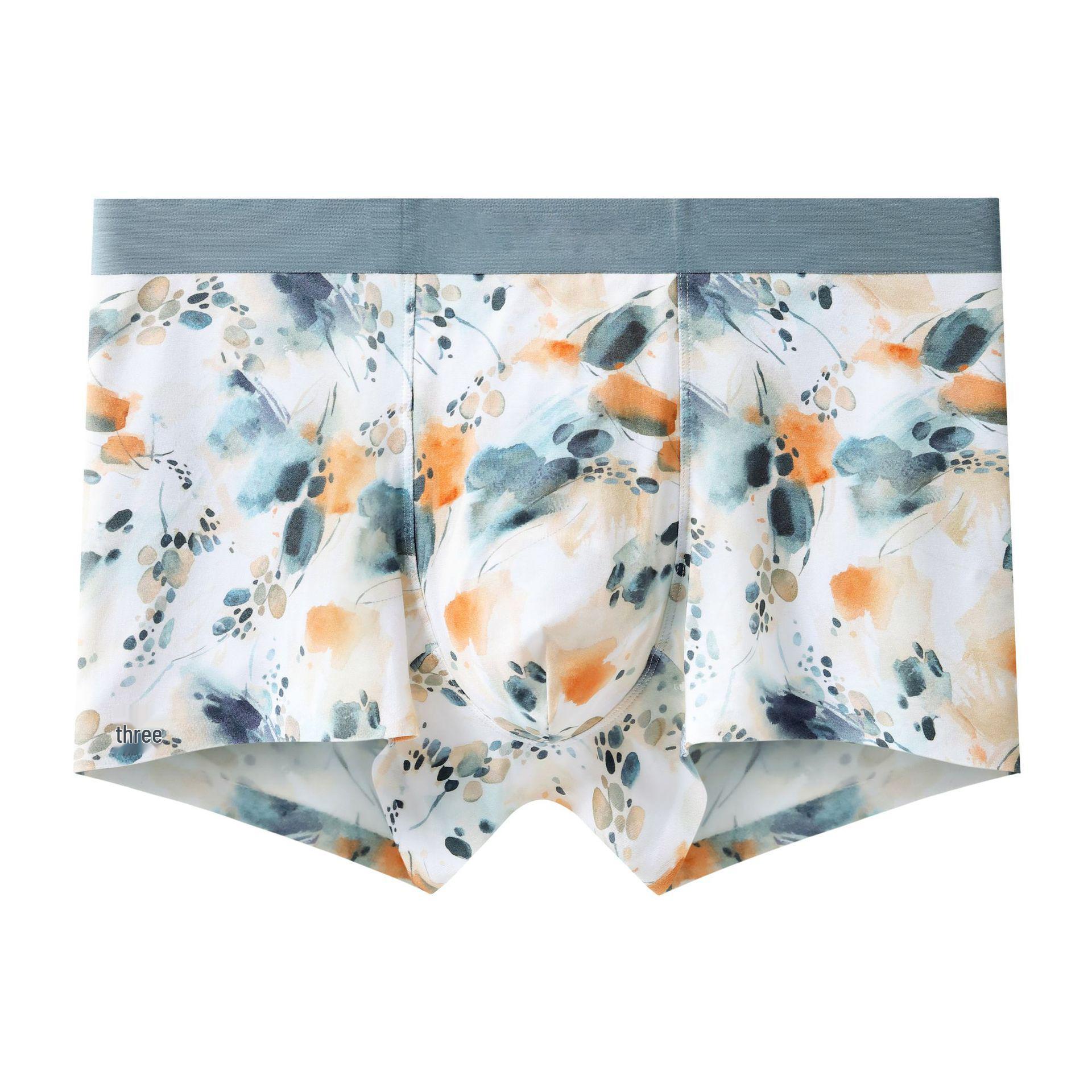 

Pack of 60 Men s Modal Print Seamless Boxer Briefs – Sweat-Absorbent Square Leg Underwear for Boys & Teens XL [110-130 lbs]