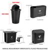 Car Trash Can Side Door Seat Back Hanging Trash Storage Bin For Tesla Model 3 Cybertruck Coil Model S X Model Y Roadster SpaceX