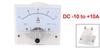 Uxcell Analog Current Panel Meter DC 85C1 Ammeter for Automotive Circuit Ampere Tester 1 Piece -10-10A Testing, Charging, Gauge,