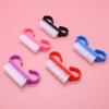 10 Stück Top Reinigungs-Nagelbürste Nagelkunst Kunststoff Weich Staubentferner Fingerpflege UV-Gel Maniküre Pediküre Werkzeug Make-up-Pinsel Schrubben