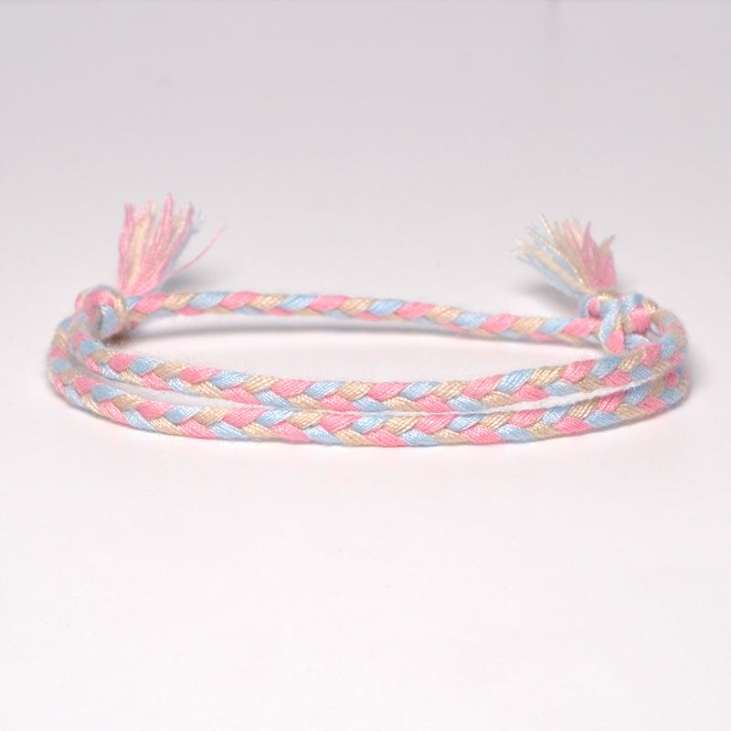 AKK Combed Cotton-Linen Handwoven Bracelet – Versatile, Comfortable, Stylish for Couples and Students