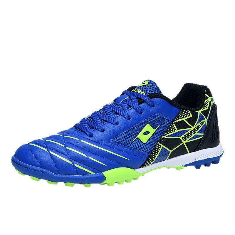 Football Shoes Men's TF Broken Nails Velcro Children's Primary and Secondary School Students Youth Sports Competition Training Sports Shoes