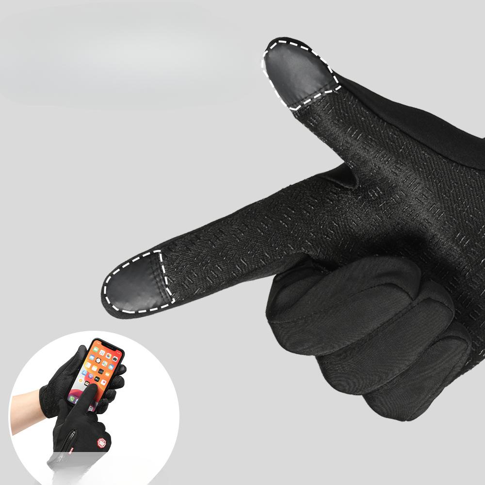 Winter Warm Gloves for Men and Women Outdoor Cycling Touch Screen Waterproof Windproof Gloves Driving Cold Proof Gloves