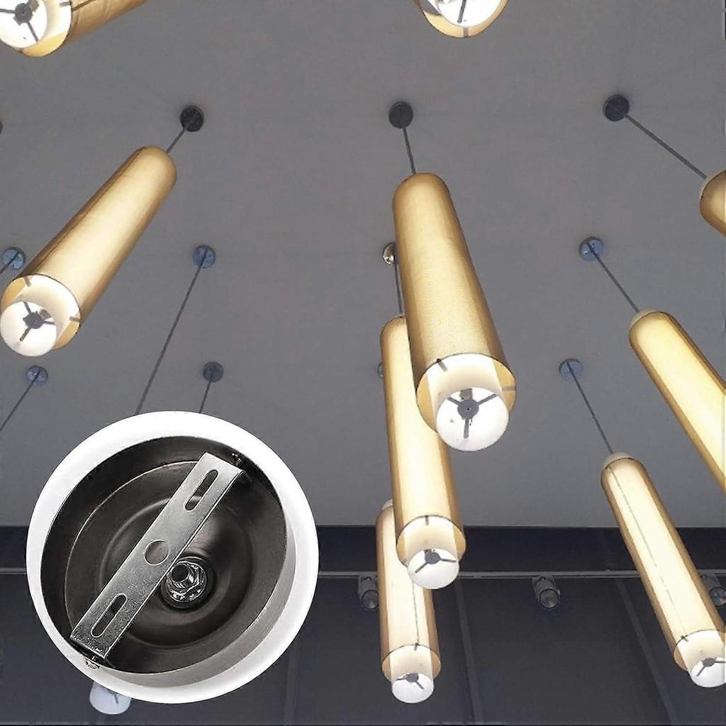 4 Pieces Ceiling Light Hanging Plate 95mm Ceiling Pendant Light Holder with Screws Accessories for Home Office Ceiling Lighting