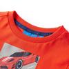 Long-sleeved T-shirt for Children with Race Car Print 128 12807