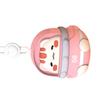 Neck Hanging Fan USB Handheld Rechargeable Cartoon Cute Lovely Animal 3 Gear Electric Small Fan Pink