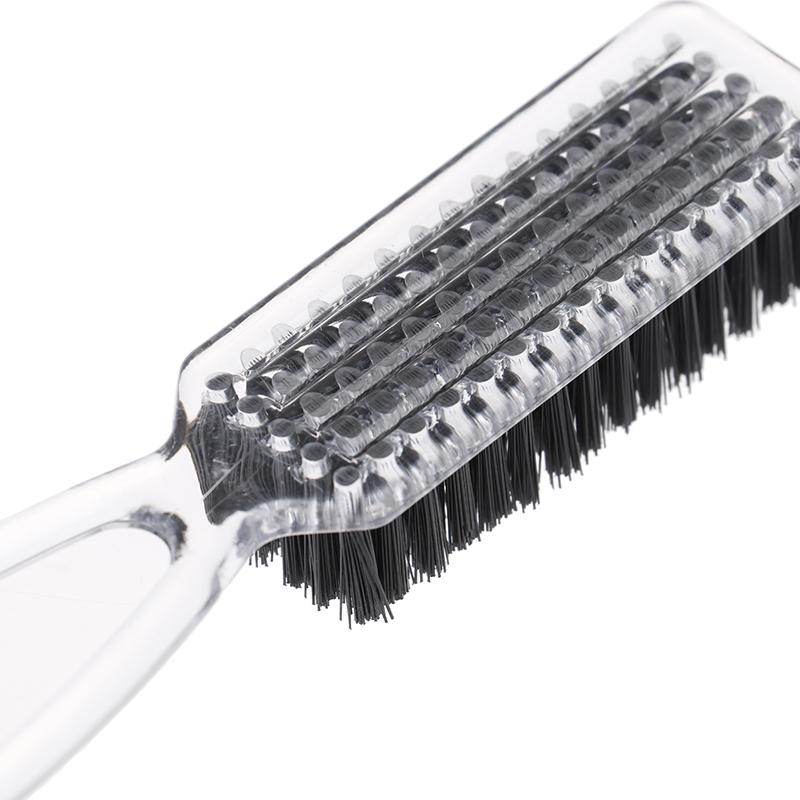 Mâner din plastic Coafor Moale Perie de curățare a părului Bărbier Gât Pieptene de păr Instrumente