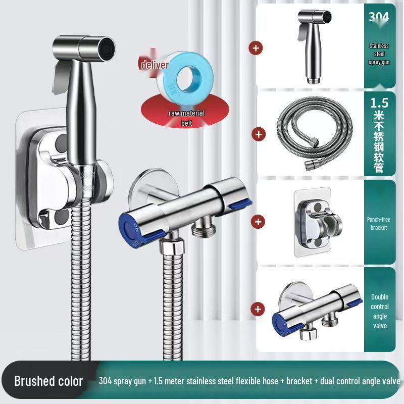 Pistol de pulverizare bideu de baie de înaltă presiune și duză de spălare