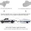 7 Pin to 13 Pin Trailer Wiring Adapter Brake Signal Splitter for Truck, Car Plug Connector Swap