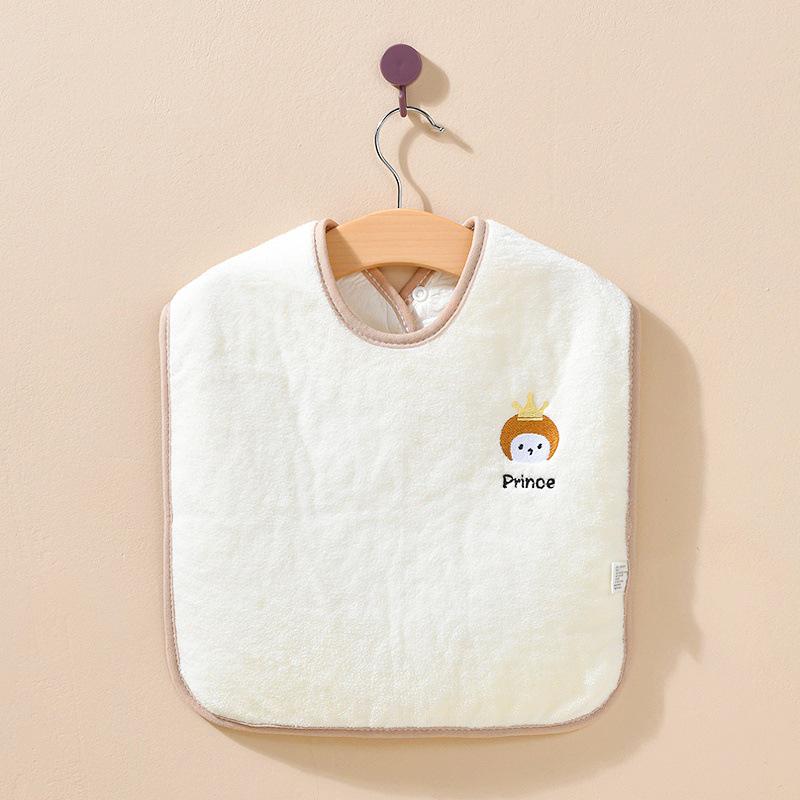 Baby Embroidered Waterproof Bib & Washcloth Set