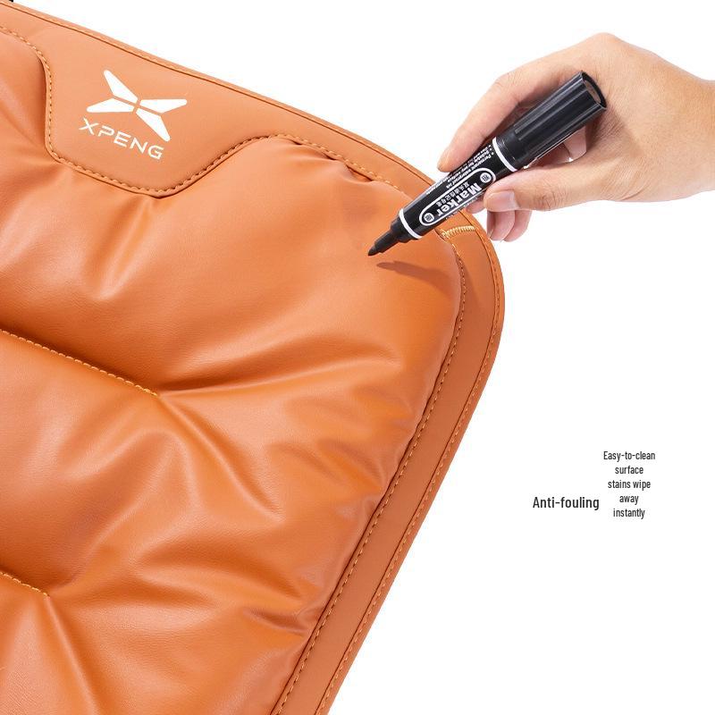 Xiaopeng G3i/G9/P5/P7 Four-Season Seat Cushion: Stain-Resistant Leather Interior, Single-Piece Three-Set