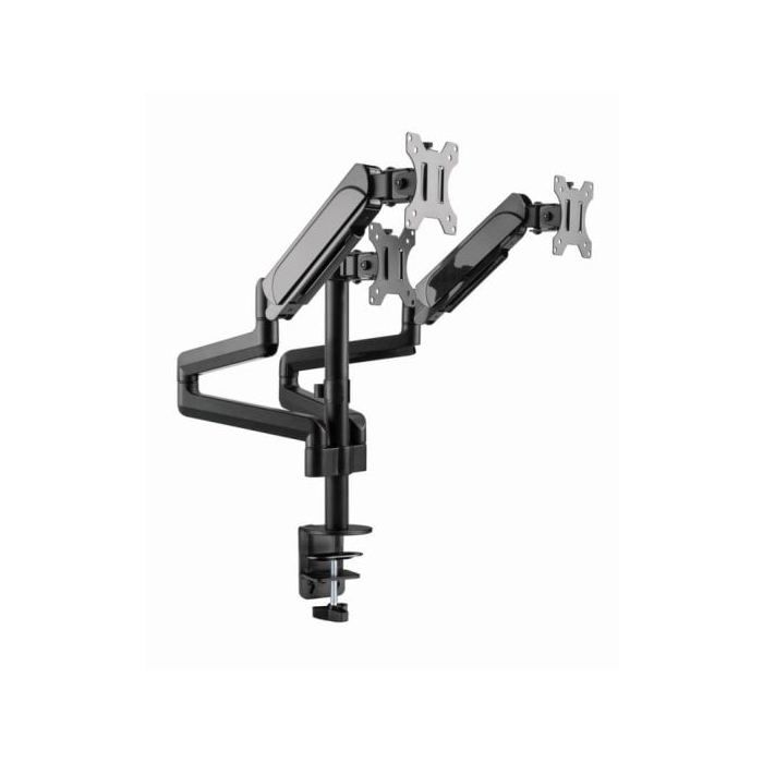 Gembird MA-DA3-01 Stolní držák pro tři monitory 27" VESA 100 Max 21 kg Černý