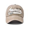 Cotton flag baseball cap washed America embroidered baseball cap foreign trade Europe and the United States independence day cap