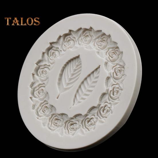 Fondantform, Küchenhelfer, DIY, wiederverwendbar, nützliche Blumenform, klare Textur, Schokoladenform zum Backen