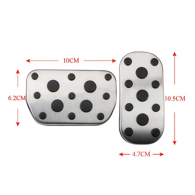 Car Pedals for Toyota C-HR CHR 2016 - 2024 Stainless Steel Accelerator Fuel Gas Brake Foot Rest Pedal Pad Cover AT Accessories