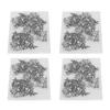 4pcs Embossing Folders Multipurpose DIY Flower Pattern Embossing Folder Template for Card Making Scrapbooking