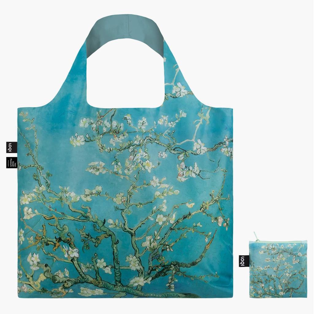 LOQI Eco Bag, Van Gogh A Blossom Design, Recycled, Foldable, Stylish