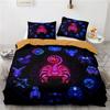 Zodiac Constellation Logo Pattern 3d Bedding Set Bed Linen Bedclothes Single Double Twin Full Queen King Size for Bedroom Decor