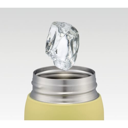 Skater Thermal/Cold Stainless Steel Mug Bottle 480ml One Touch Open Dull Yellow STOT3-A