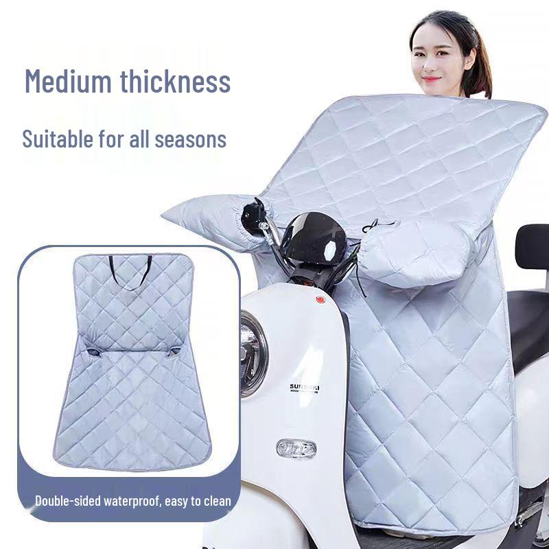 

Ветрозащитный флисовый кожаный зимний мотоциклетный комбинезон с толстым ветровым стеклом для электромобилей