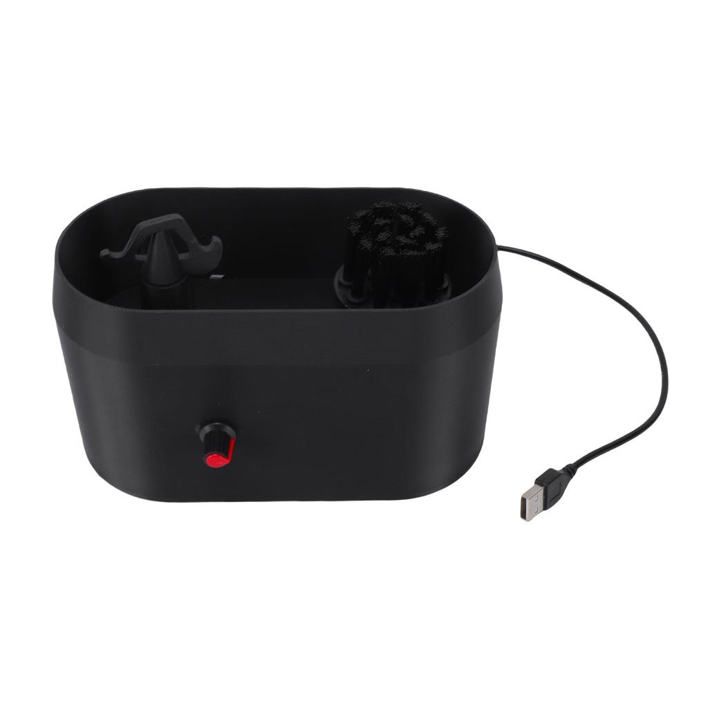 Čistič portafilteru kávy USB napájený Rukojeť kávovaru Čisticí kartáč a škrabka