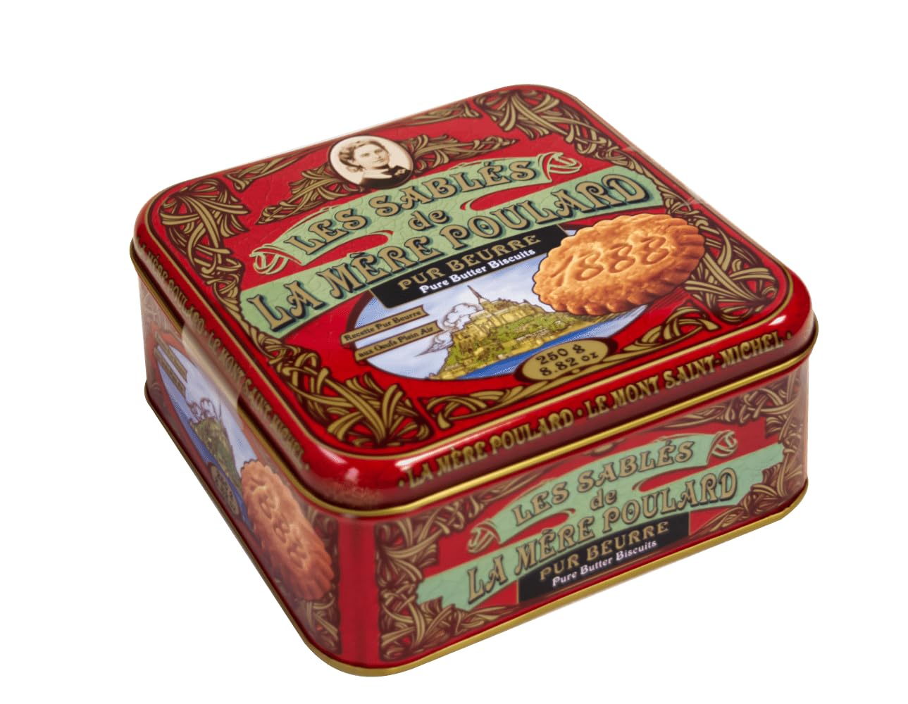 

La Mer Poulard 32 Sable Pure Beurres Collector s Tin,