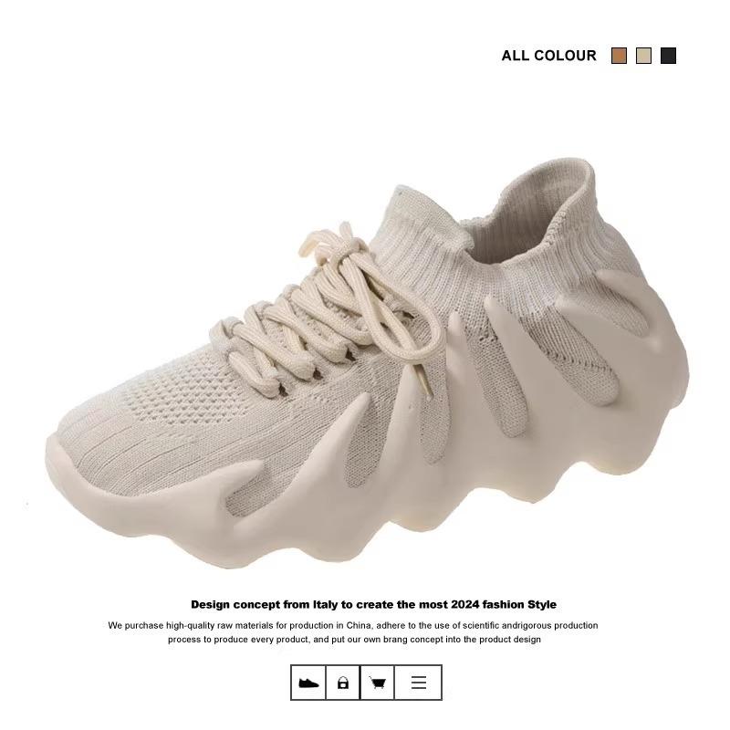 Coconut men's shoes summer 2025 new breathable fly-woven mesh shoes versatile couple sports octopus casual shoes women