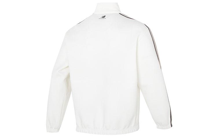 New Balance Sports Club Jackets Unisex White Stand Collar Moderate Other 6DD12043-IV