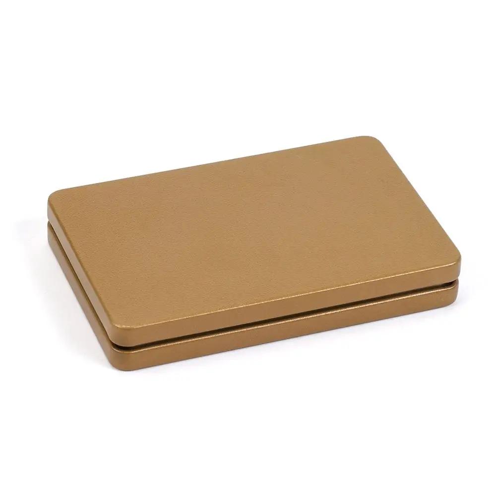 1 STUKS Metalen Rechthoekige Opbergdoos Container met Deksel Kleine Blikken Doosjes Lege Containers Zilveren Opbergdoos Koffer Organizer