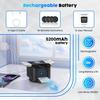 Mélangeur de cartes - SHOPWISE - Rechargeable - Silencieux - 2 modes (auto/manuel) - Format compact