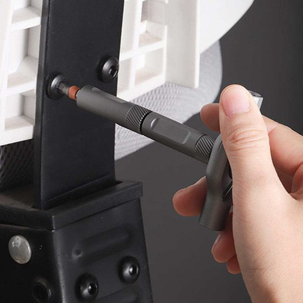 Multi-Purpose 24 In 1 Ratchet Wrench Screwdriver W/ Detachable Ratchet Handle for Furniture Computer Laptop PC and Bicycle
