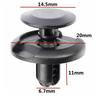 Compatible Front Fender Car Clip Buckle for Toyota, Fiat, Mitsubishi, Mazda, Vios, Prado, and Prius