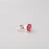 Pink Rubellite Gemstone 925 Solid Silver Statement Jewelry Women Ring For Birthday Gift RR-72-8