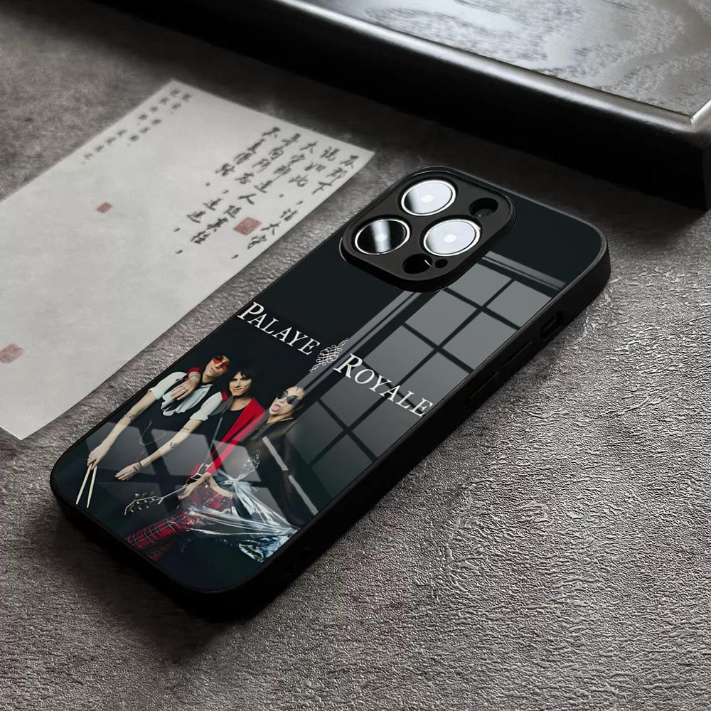 

Music Palaye Royale Phone Case For IPhone 16 Pro Max 15 Plus 14 Pro 12 11 13 Mini X XR XS Max 8 7 Plus SE Glass Cover iPhone14