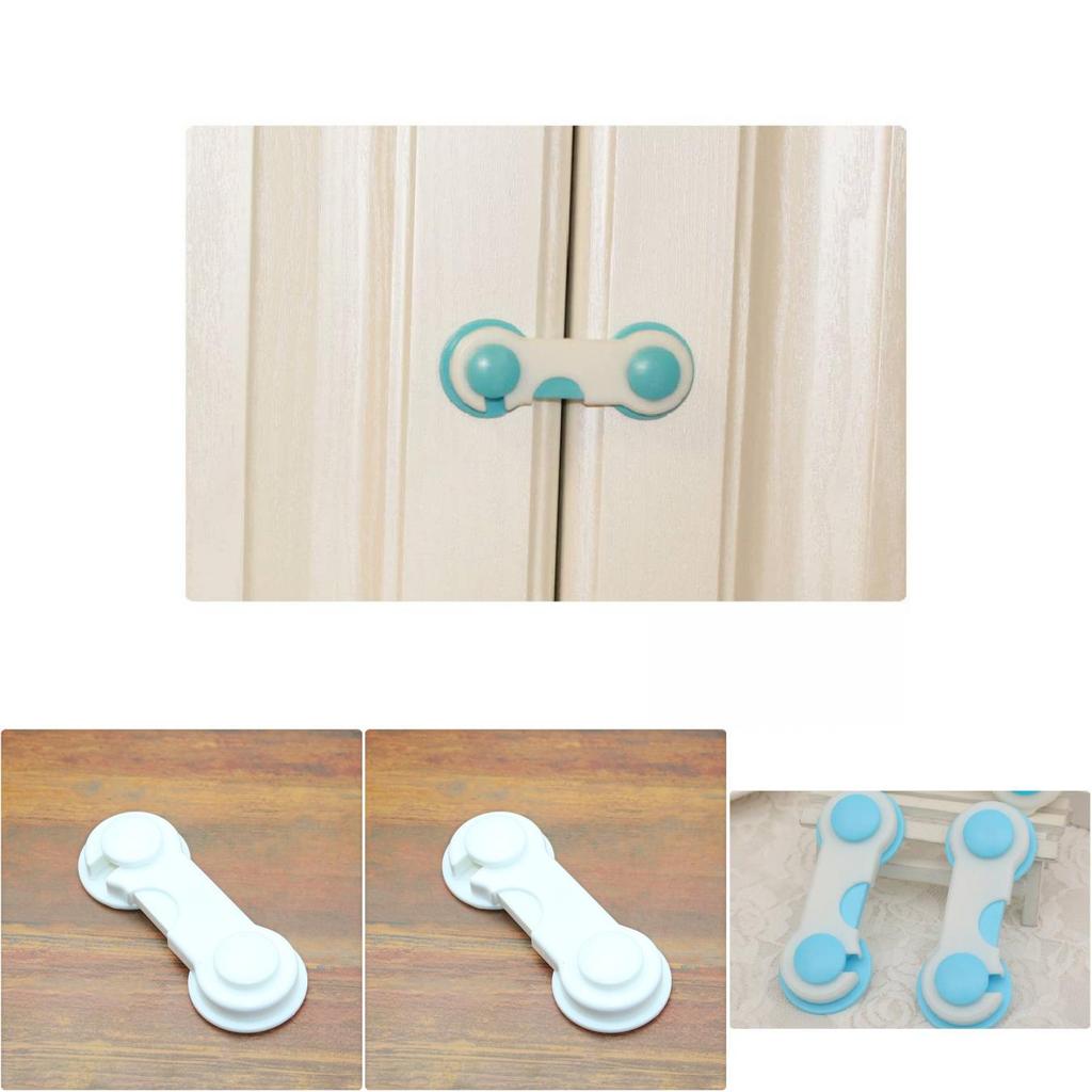 Kindersicherung für Schränke und Kühlschränke mit sicherem Design in Farboptionen