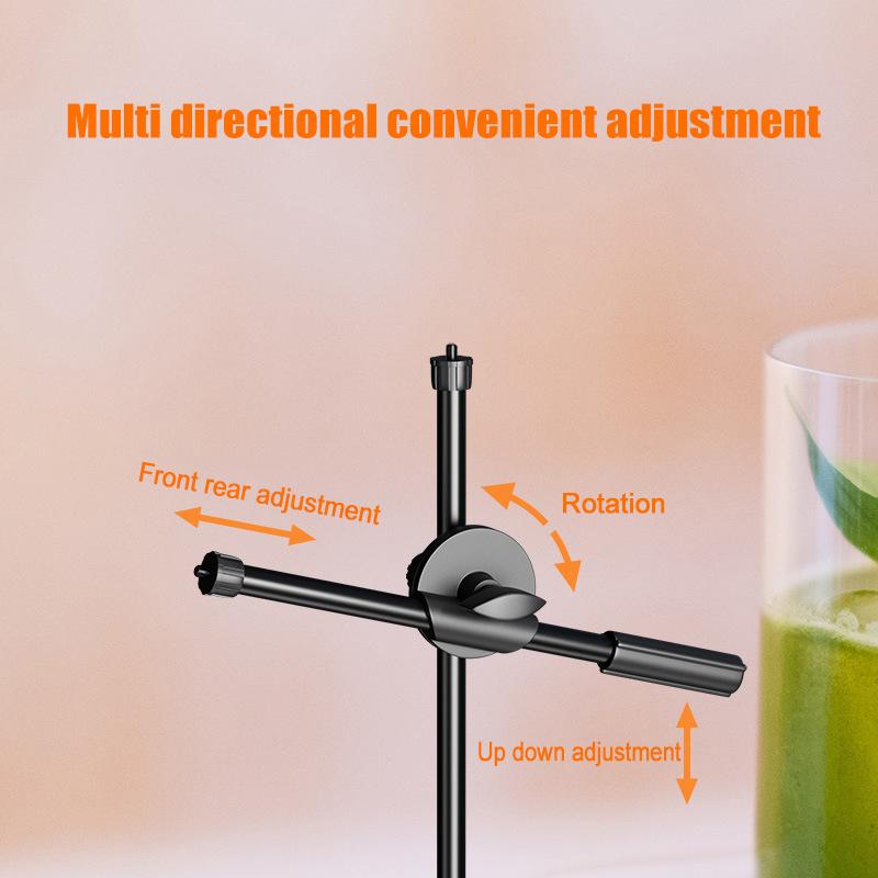 Universal Microphone Crossbar Clip 360 Degree Rotatable Mic Holder Clamp Adjustable Arm Clip