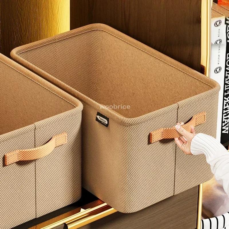 3pcs Clothes Storage Bags Portable Household Clothing Organizer Home Foldable Dust-proof Quilt Storage Container Storage Box