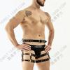 Men'S Fun Leather Shoulder Strap Chest Strap Garter Belt Sm Fun Bondage Belt Bundle Underwear Flirt Sex Toy