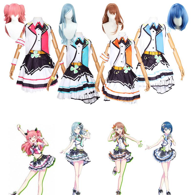HaKiritani ruka Cosplay Hanasato Minori Momoi Airi Hinomori Shizuku Cosplay Anime Project Sekai Colorful Stage Costume MORE JUMP