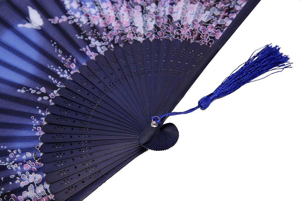Kusmy Silke Vikbar Japansk Värme Snygg Japansk Inkluderar Fläkt Dagset Körsbärsblomma Damfläkt, Stil, Skydd, Tillbehör, Väska, Morsdagspresent,