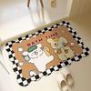 Bathroom Floor Mat Diatom Mud Water Absorption Quick-drying Bathroom Door Anti-slip Foot Mat Toilet Bathroom Bathroom Door Mat