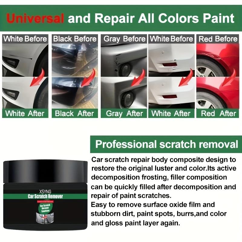Car Scratch Repair Kit, Car Scratch and Vortex Removal Paste, Suitable for All Vehicles, Polishing and Waxing, Body Anti Scratch Wax