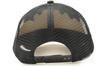 RF Large Size Mesh Deep Long Solid Color Cap, Men's Hat, Brim, 60-65cm, Unisex, Stylish, Cool, Brim, Popular, (Black)